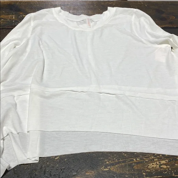 FP Movement White Tee Long Sleeve Shirt - XS - Picture 3 of 7